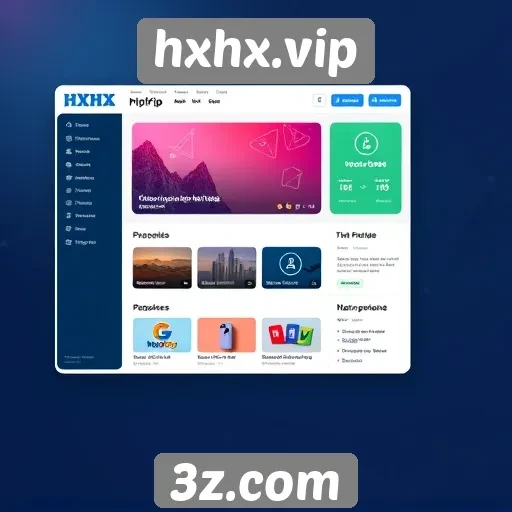 Interface do hxhx.vip é amigável e acessível