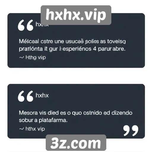 Usuários comentam sobre experiência no hxhx.vip
